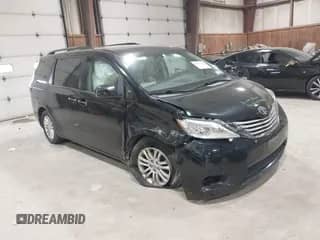 2015 Toyota Sienna XLE with VIN 5TDYK3DC8FS632978, listed as a IAAI auction lot 42292061 with 91,087 mi miles and . Bid and sale history available at DreamBid. Image 1.