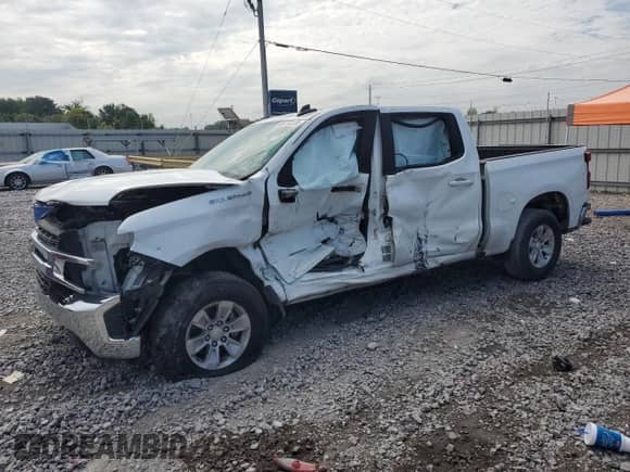 2020 Chevrolet Silverado 1500 LT z VIN 1GCPWCED5LZ167352, wystawiony jako Copart lot #69733335 z przebiegiem 153 436 mil mil oraz Szkoda całkowita • Salvage title. Historia ofert i sprzedaży dostępna na DreamBid. Obrazek 1.