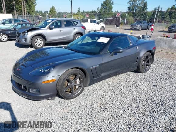 2011 Chevrolet Corvette Z16 Grand Sport 2LT with VIN 1G1YV2DW9B5102653, listed as a IAAI auction lot 42844925 with 72,973 mi miles and . Bid and sale history available at DreamBid. Image 2.