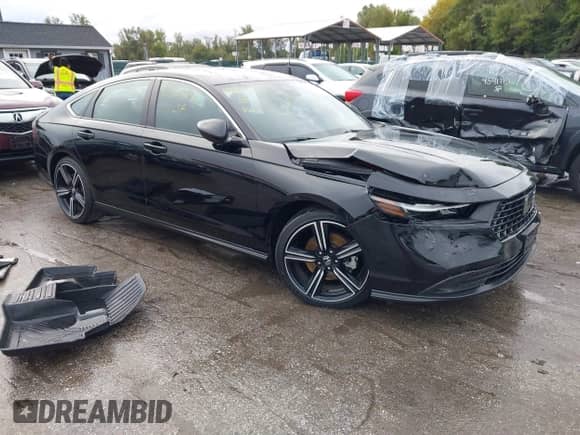 2023 Honda Accord Sport with VIN 1HGCY2F57PA040151, listed as a IAAI auction lot 43422596 with 45,690 mi miles and . Bid and sale history available at DreamBid. Image 1.