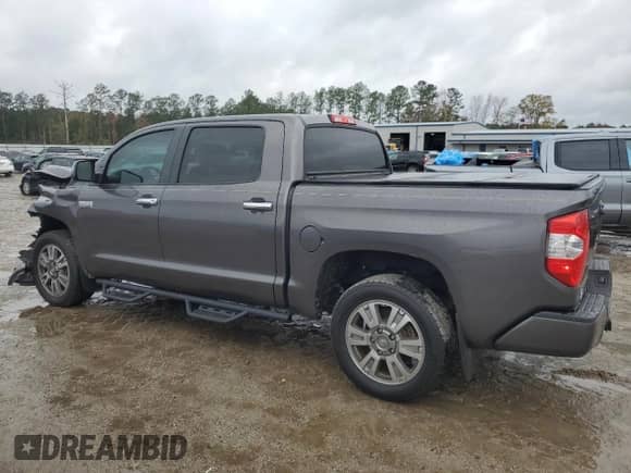 2016 Toyota Tundra Platinum with VIN 5TFGW5F11GX211137, listed as a Copart auction lot 82516064 with 105,524 mi miles and Salvage title. Bid and sale history available at DreamBid. Image 2.