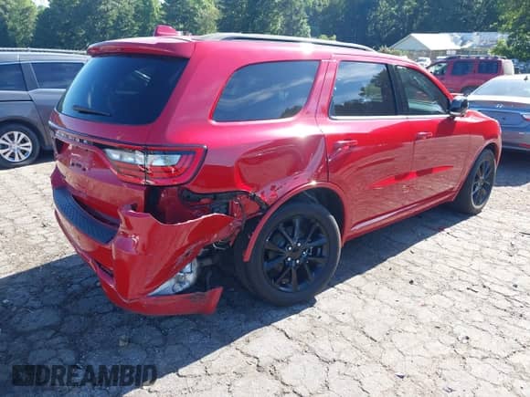 2018 Dodge Durango GT with VIN 1C4RDHDG2JC222105, listed as a IAAI auction lot 42716409 with 76,653 mi miles and . Bid and sale history available at DreamBid. Image 4.