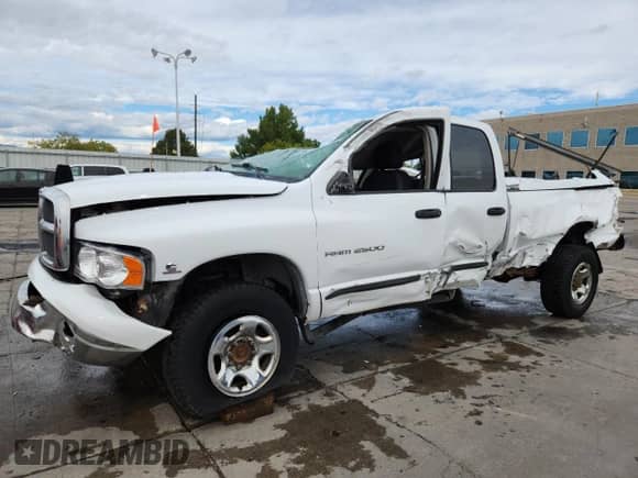 2003 Dodge RAM with VIN 1D7KU28C23J522396, listed as a Copart auction lot 67268385 with 119,570 mi miles and Non repairable. Bid and sale history available at DreamBid. Image 1.