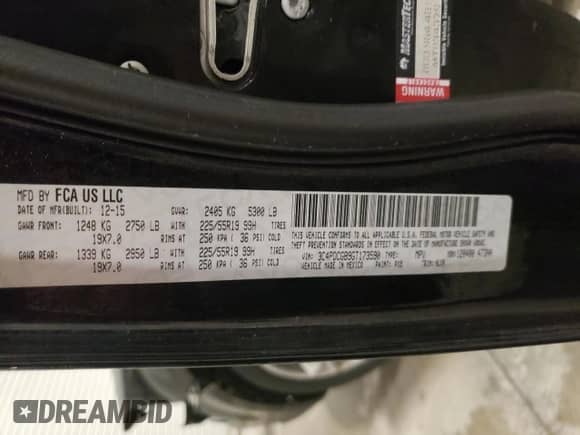 2016 Dodge Journey Crossroad z VIN 3C4PDCGB9GT173590, wystawiony jako Copart lot #43851235 z przebiegiem 111 094 mil mil oraz Nie do naprawy • Non repairable. Historia ofert i sprzedaży dostępna na DreamBid. Obrazek 13.