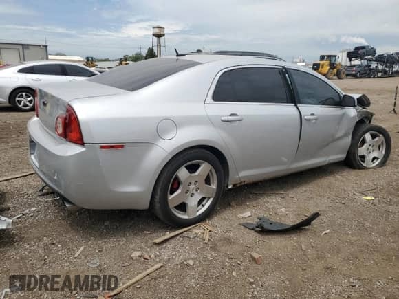 2010 Chevrolet Malibu 2LT with VIN 1G1ZD5E76AF191882, listed as a Copart auction lot 58566315 with Not provided miles and Salvage title. Bid and sale history available at DreamBid. Image 3.