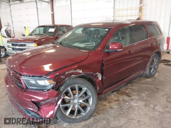 2017 Dodge Durango GT with VIN 1C4RDJDG6HC878695, listed as a IAAI auction lot 43504498 with 163,654 mi miles and . Bid and sale history available at DreamBid. Image 17.