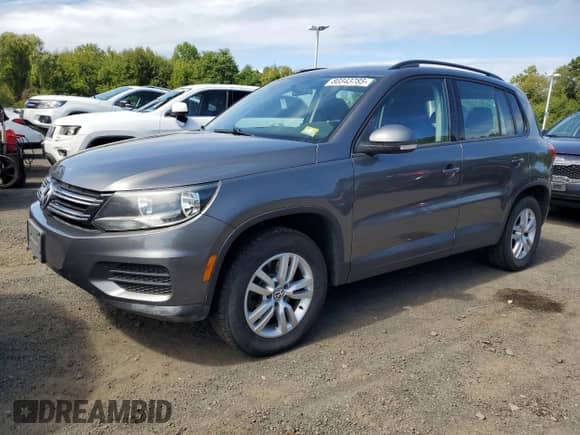 2015 Volkswagen Tiguan S with VIN WVGAV7AX7FW586904, listed as a Copart auction lot 80343785 with 175,151 mi miles and Clean title. Bid and sale history available at DreamBid. Image 1.