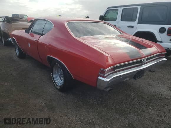 1968 Chevrolet Chevelle с VIN 138378K143248, выставлен на аукционе Copart как лот 77347184 с пробегом 68 293 миль миль и На запчасти • Non repairable. История ставок и продаж доступна на DreamBid. Изображение 2.