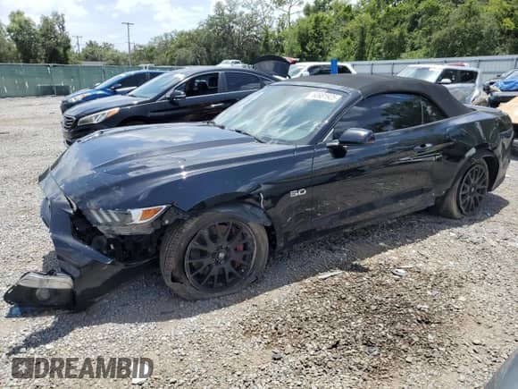 2016 Ford Mustang GT Premium с VIN 1FATP8FF1G5296023, выставлен на аукционе Copart как лот 60981925 с пробегом 100 109 миль миль и Списание • Salvage title. История ставок и продаж доступна на DreamBid. Изображение 1.