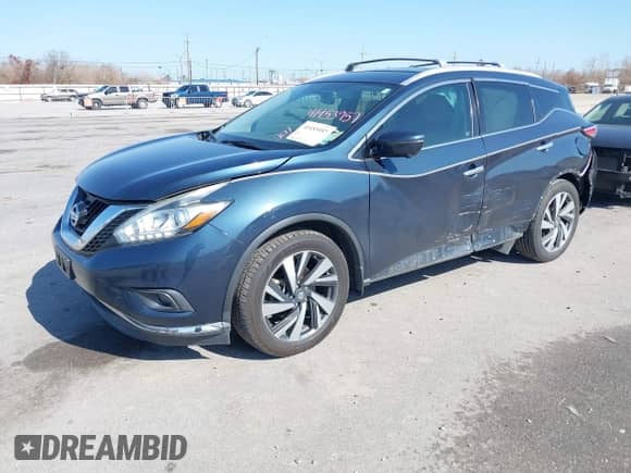 2017 Nissan Murano SV z VIN 5N1AZ2MG9HN128566, wystawiony jako IAAI lot #41453957 z przebiegiem 112 300 mil mil oraz . Historia ofert i sprzedaży dostępna na DreamBid. Obrazek 2.