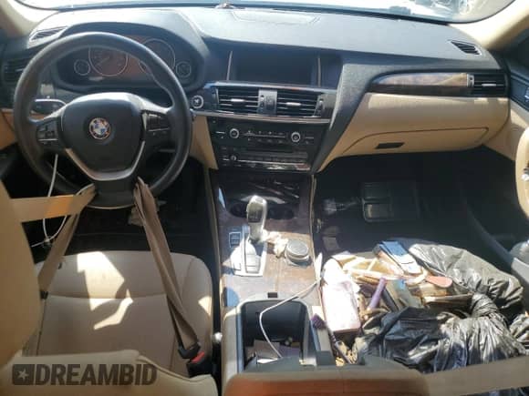 2017 BMW X3 sDrive28i with VIN 5UXWZ7C52H0U47634, listed as a Copart auction lot 82017895 with Not provided miles and Clean title. Bid and sale history available at DreamBid. Image 8.