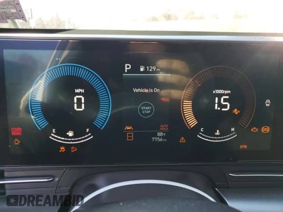 2024 Hyundai Kona SEL with VIN KM8HBCAB7RU172770, listed as a Copart auction lot 81492114 with 7,756 mi miles and Clean title. Bid and sale history available at DreamBid. Image 9.