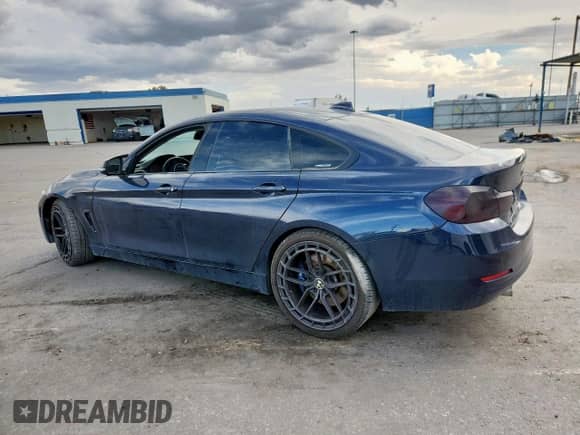 2015 BMW 4 Series 428i with VIN WBA4A9C54FGL85540, listed as a Copart auction lot 81071815 with 123,655 mi miles and Clean title. Bid and sale history available at DreamBid. Image 2.