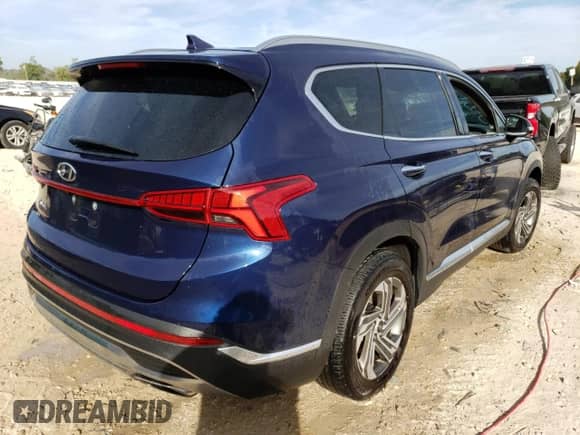 2021 Hyundai Santa Fe SEL with VIN 5NMS64AJXMH327694, listed as a Copart auction lot 66642902 with 15,078 mi miles and . Bid and sale history available at DreamBid. Image 4.