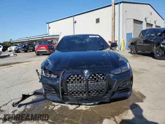 2023 BMW 4 Series 430i xDrive with VIN WBA73AP02PCL47210, listed as a Copart auction lot 72401194 with 27,518 mi miles and Salvage title. Bid and sale history available at DreamBid. Image 5.