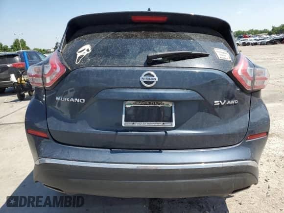 2017 Nissan Murano S with VIN 5N1AZ2MH5HN186876, listed as a Copart auction lot 64136765 with 138,474 mi miles and Salvage title. Bid and sale history available at DreamBid. Image 6.