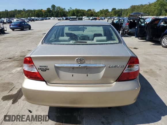 2003 Toyota Camry XLE z VIN 4T1BE32K43U726981, wystawiony jako Copart lot #80194055 z przebiegiem 122 236 mil mil oraz Szkoda całkowita • Salvage title. Historia ofert i sprzedaży dostępna na DreamBid. Obrazek 6.