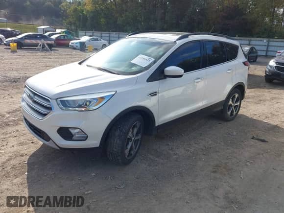 2017 Ford Escape SE with VIN 1FMCU9G94HUB77175, listed as a IAAI auction lot 43359533 with 153,347 mi miles and . Bid and sale history available at DreamBid. Image 2.