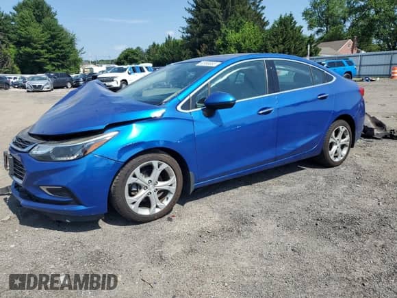 2017 Chevrolet Cruze Premier z VIN 1G1BF5SM1H7168844, wystawiony jako Copart lot #63966555 z przebiegiem 138 445 mil mil oraz Szkoda całkowita • Salvage title. Historia ofert i sprzedaży dostępna na DreamBid. Obrazek 1.