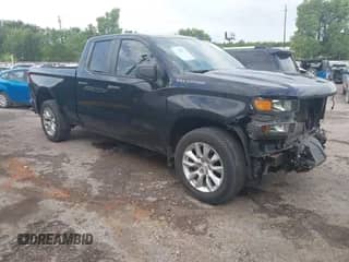 2021 Chevrolet Silverado 1500 Custom with VIN 1GCRWBEK3MZ126706, listed as a IAAI auction lot 42590792 with 114,337 mi miles and . Bid and sale history available at DreamBid. Image 1.