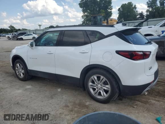 2020 Chevrolet Blazer LT with VIN 3GNKBCRS9LS641516, listed as a Copart auction lot 68776235 with 71,033 mi miles and Salvage title. Bid and sale history available at DreamBid. Image 2.