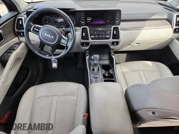 2023 Kia Sorento X-Line S with VIN 5XYRLDLC1PG232204, listed as a Copart auction lot 71703835 with 42,784 mi miles and Salvage title. Bid and sale history available at DreamBid. Image 8.