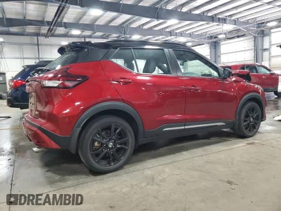 2021 Nissan Kicks SR z VIN 3N1CP5DV0ML553626, wystawiony jako Copart lot #64634775 z przebiegiem 55 527 mil mil oraz Szkoda całkowita • Salvage title. Historia ofert i sprzedaży dostępna na DreamBid. Obrazek 3.