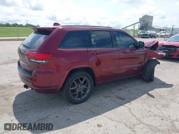 2021 Jeep Grand Cherokee Limited with VIN 1C4RJFBG5MC581758, listed as a IAAI auction lot 42798447 with 55,316 mi miles and . Bid and sale history available at DreamBid. Image 4.