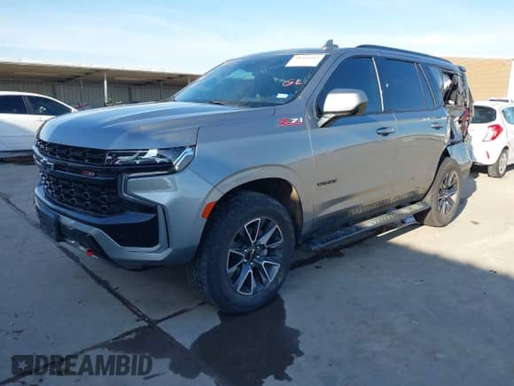 2023 Chevrolet Tahoe Z71 with VIN 1GNSKPKD0PR218416, listed as a IAAI auction lot 41361315 with 63,767 mi miles and . Bid and sale history available at DreamBid. Image 2.