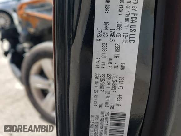 2016 Jeep Compass High Altitude z VIN 1C4NJCEA8GD648307, wystawiony jako Copart lot #70384555 z przebiegiem 145 300 mil mil oraz Nie do naprawy • Non repairable. Historia ofert i sprzedaży dostępna na DreamBid. Obrazek 13.