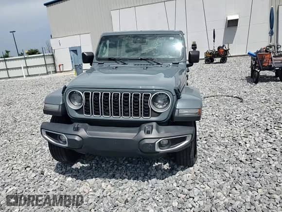 2024 Jeep Wrangler Sahara with VIN 1C4PJXEN4RW151216, listed as a Copart auction lot 61388855 with 47,389 mi miles and Salvage title. Bid and sale history available at DreamBid. Image 14.