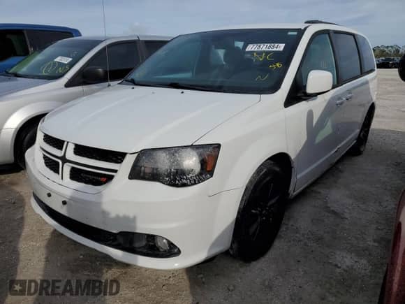 2019 Dodge Grand Caravan GT with VIN 2C4RDGEG5KR737150, listed as a Copart auction lot 77871884 with Not provided miles and Non repairable. Bid and sale history available at DreamBid. Image 1.