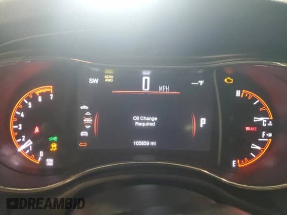 2016 Dodge Durango R/T with VIN 1C4SDJCT5GC341265, listed as a Copart auction lot 82257175 with 105,859 mi miles and Salvage title. Bid and sale history available at DreamBid. Image 9.