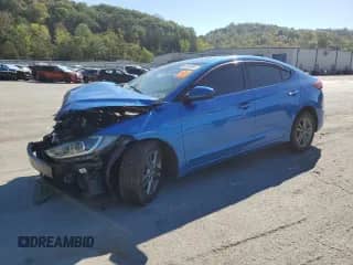 2017 Hyundai Elantra SE with VIN 5NPD84LF9HH209401, listed as a Copart auction lot 82248965 with 123,579 mi miles and Salvage title. Bid and sale history available at DreamBid. Image 1.