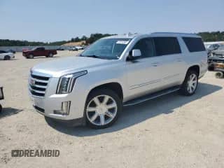 2020 Cadillac Escalade ESV Luxury with VIN 1GYS4HKJ7LR161084, listed as a Copart auction lot 65014365 with 114,087 mi miles and Salvage title. Bid and sale history available at DreamBid. Image 1.