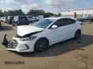 2018 Hyundai Elantra Value Edition with VIN 5NPD84LF7JH295104, listed as a Copart auction lot 80185325 with 93,198 mi miles and Salvage title. Bid and sale history available at DreamBid. Image 1.