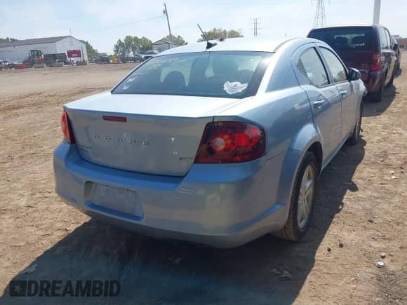 2013 Dodge Avenger SXT with VIN 1C3CDZCB5DN626689, listed as a IAAI auction lot 43238690 with 146,881 mi miles and . Bid and sale history available at DreamBid. Image 4.