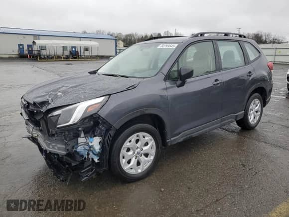 2023 Subaru Forester z VIN JF2SKACC6PH494621, wystawiony jako Copart lot #52293545 z przebiegiem 24 750 mil mil oraz Szkoda całkowita • Salvage title. Historia ofert i sprzedaży dostępna na DreamBid. Obrazek 1.