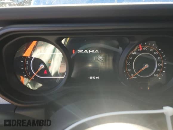 2025 Jeep Wrangler Sahara с VIN 1C4PJXENXSW526841, выставлен на аукционе Copart как лот 91047595 с пробегом 16 543 миль миль и Чистый • Clean title. История ставок и продаж доступна на DreamBid. Изображение 9.