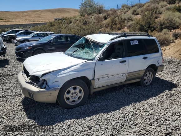 2001 Subaru Forester S with VIN JF1SF65521H746800, listed as a Copart auction lot 69427245 with Not provided miles and Non repairable. Bid and sale history available at DreamBid. Image 1.