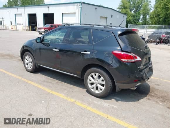 2012 Nissan Murano SL with VIN JN8AZ1MW3CW219295, listed as a IAAI auction lot 42657256 with 138,534 mi miles and . Bid and sale history available at DreamBid. Image 3.