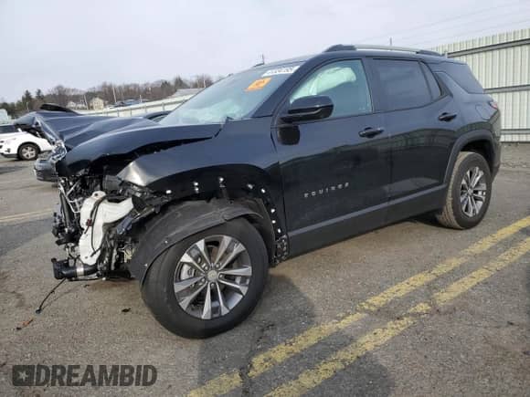 2025 Chevrolet Equinox FWD LT с VIN 3GNAXHEG3SL110428, выставлен на аукционе Copart как лот 41334195 с пробегом Не указан миль и Списание • Salvage title. История ставок и продаж доступна на DreamBid. Изображение 1.