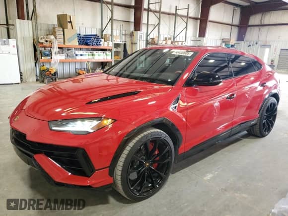 2023 Lamborghini Urus S z VIN ZPBUB3ZL4PLA27312, wystawiony jako Copart lot #80450905 z przebiegiem 7 155 mil mil oraz Czysty tytuł • Clean title. Historia ofert i sprzedaży dostępna na DreamBid. Obrazek 1.