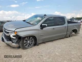 2025 Chevrolet Silverado 1500 LT z VIN 2GCPACEDXS1174948, wystawiony jako Copart lot #71229345 z przebiegiem 14 017 mil mil oraz Szkoda całkowita • Salvage title. Historia ofert i sprzedaży dostępna na DreamBid. Obrazek 1.