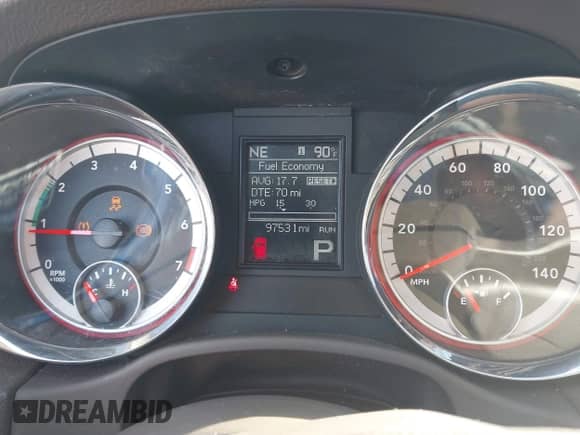 2011 Dodge Durango Crew with VIN 1D4RD4GG9BC638192, listed as a IAAI auction lot 43272924 with 97,531 mi miles and . Bid and sale history available at DreamBid. Image 7.