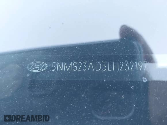 2020 Hyundai Santa Fe SE с VIN 5NMS23AD5LH232197, выставлен на аукционе IAAI как лот 43469797 с пробегом 70 213 миль миль и . История ставок и продаж доступна на DreamBid. Изображение 9.