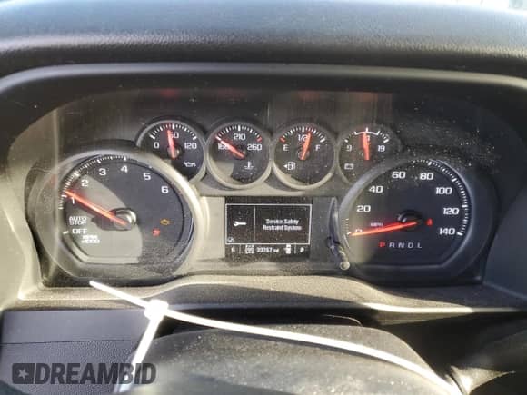 2023 Chevrolet Silverado 1500 Custom Trail Boss with VIN 3GCPDCEK2PG226769, listed as a Copart auction lot 45352185 with 33,767 mi miles and Salvage title. Bid and sale history available at DreamBid. Image 9.