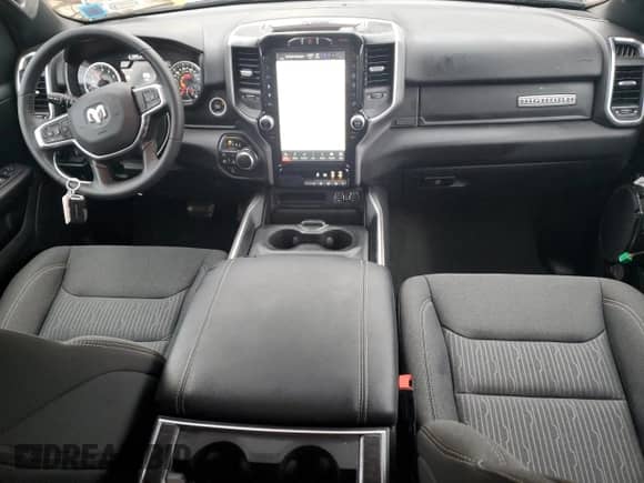 2024 Ram 1500 Big Horn with VIN 1C6RRFBG5RN156763, listed as a Copart auction lot 50502885 with 8,329 mi miles and Salvage title. Bid and sale history available at DreamBid. Image 8.