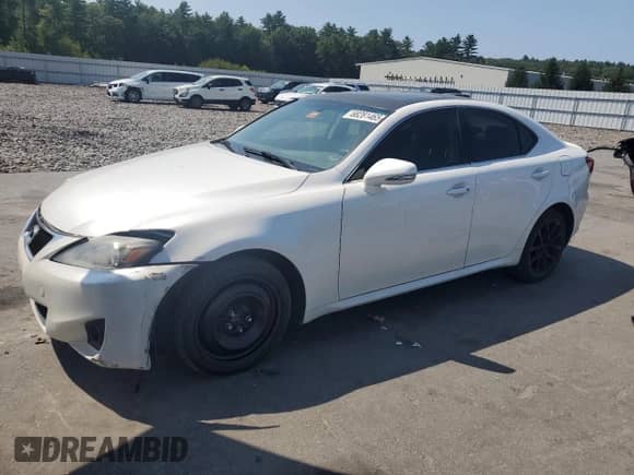 2012 Lexus IS 250 z VIN JTHCF5C29C5060645, wystawiony jako Copart lot #68281465 z przebiegiem 223 065 mil mil oraz Szkoda całkowita • Salvage title. Historia ofert i sprzedaży dostępna na DreamBid. Obrazek 1.