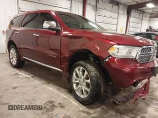 2017 Dodge Durango Citadel with VIN 1C4RDJEG0HC762052, listed as a IAAI auction lot 42597442 with 154,901 mi miles and . Bid and sale history available at DreamBid. Image 1.